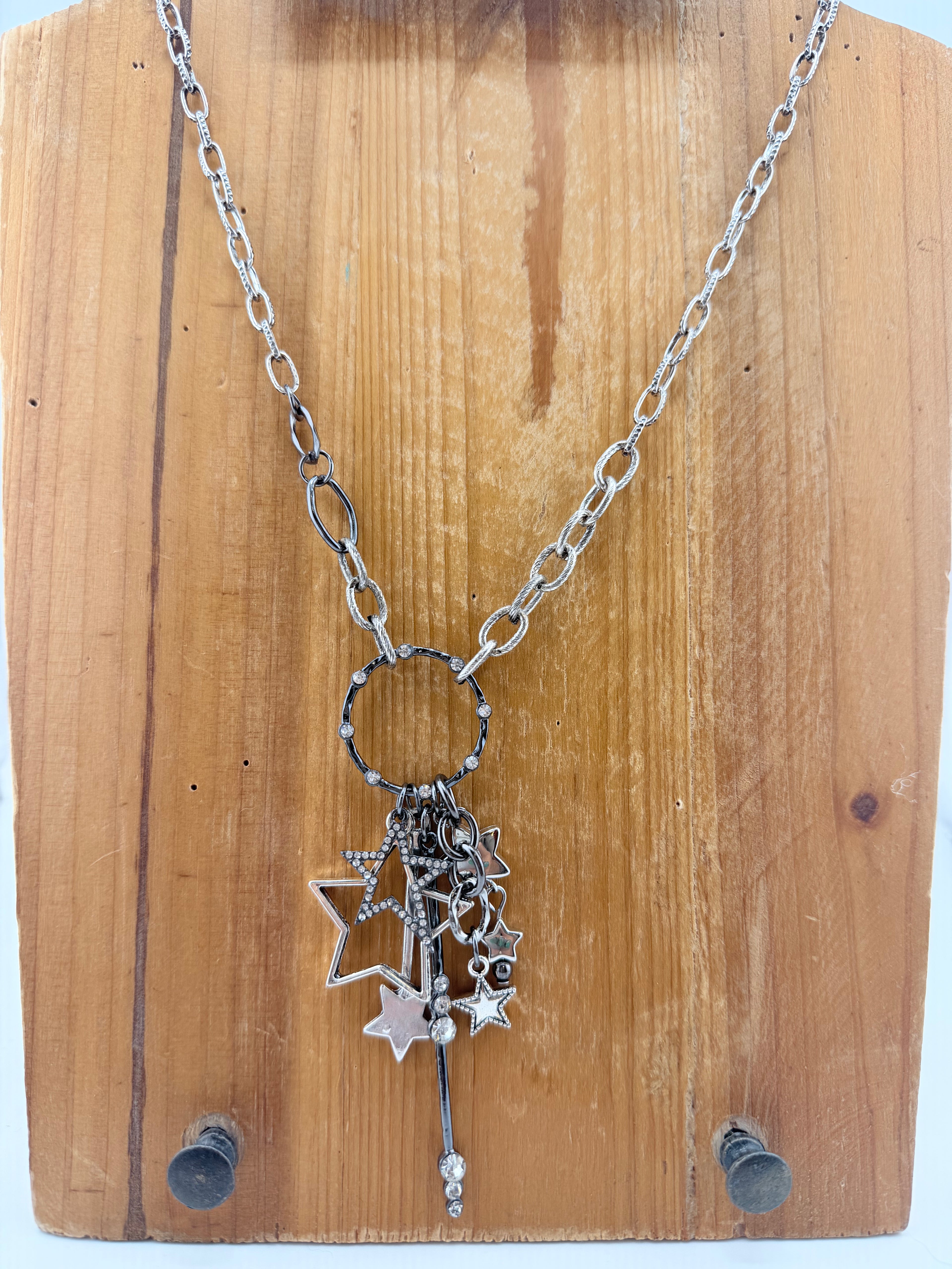 Bling Ring Star Cluster Pendant