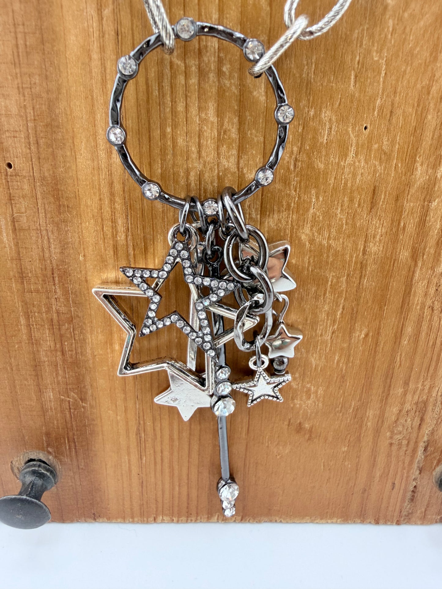 Bling Ring Star Cluster Pendant