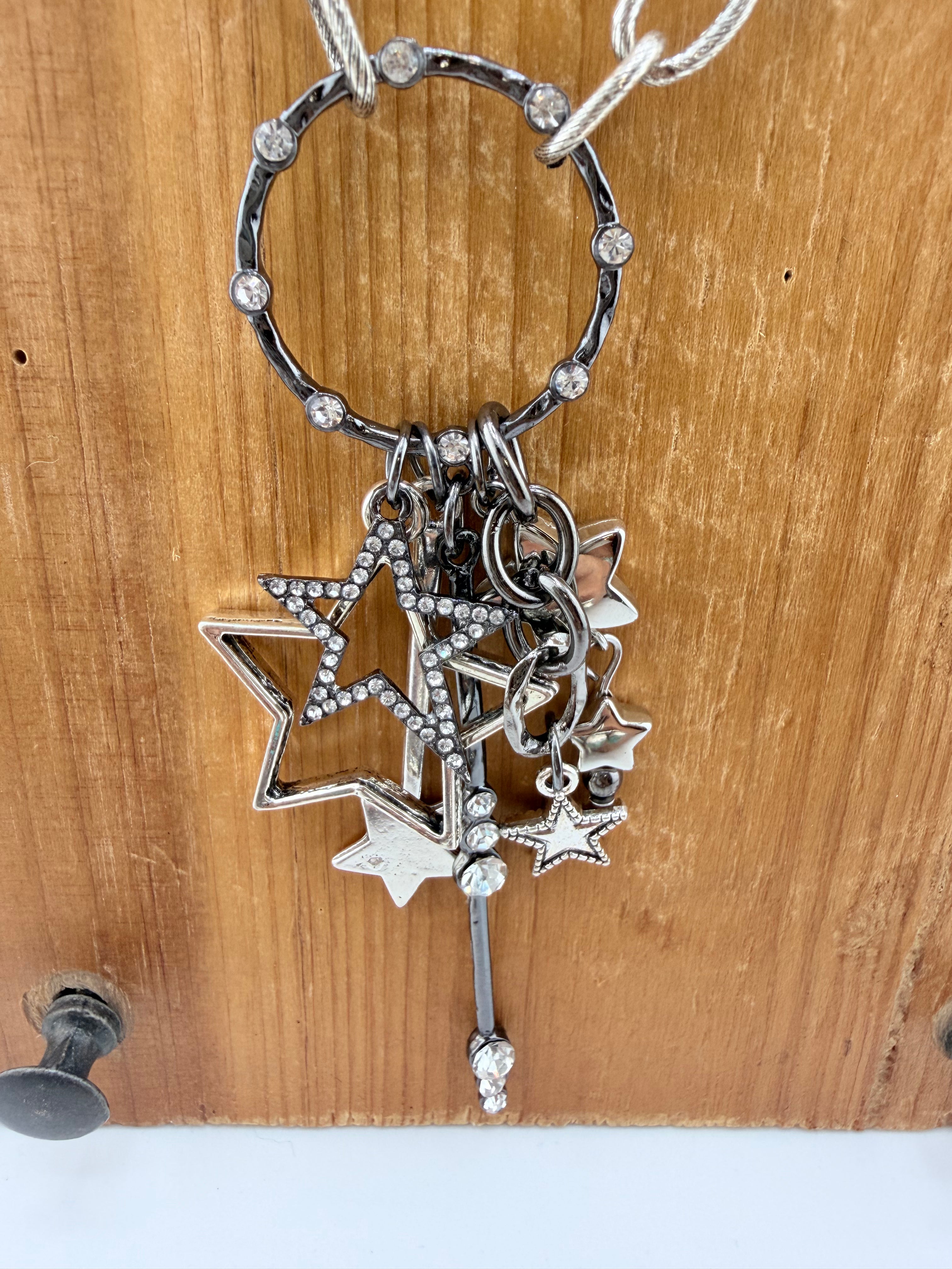 Bling Ring Star Cluster Pendant