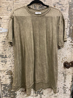 Mineral Washed Oversized TeeFINAL SALE