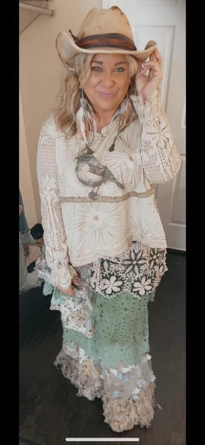 Star Burst Bird Top