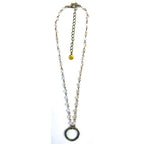 Rosaried & Ring Pendant Necklace FINAL SALE