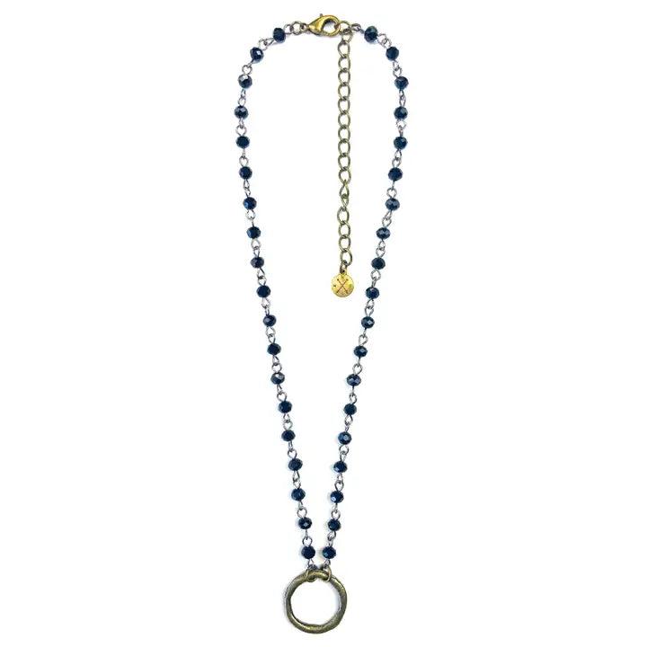 Rosaried & Ring Pendant Necklace FINAL SALE