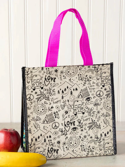 Lunch Tote - Live Happy Doodles