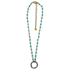 Rosaried & Ring Pendant Necklace FINAL SALE