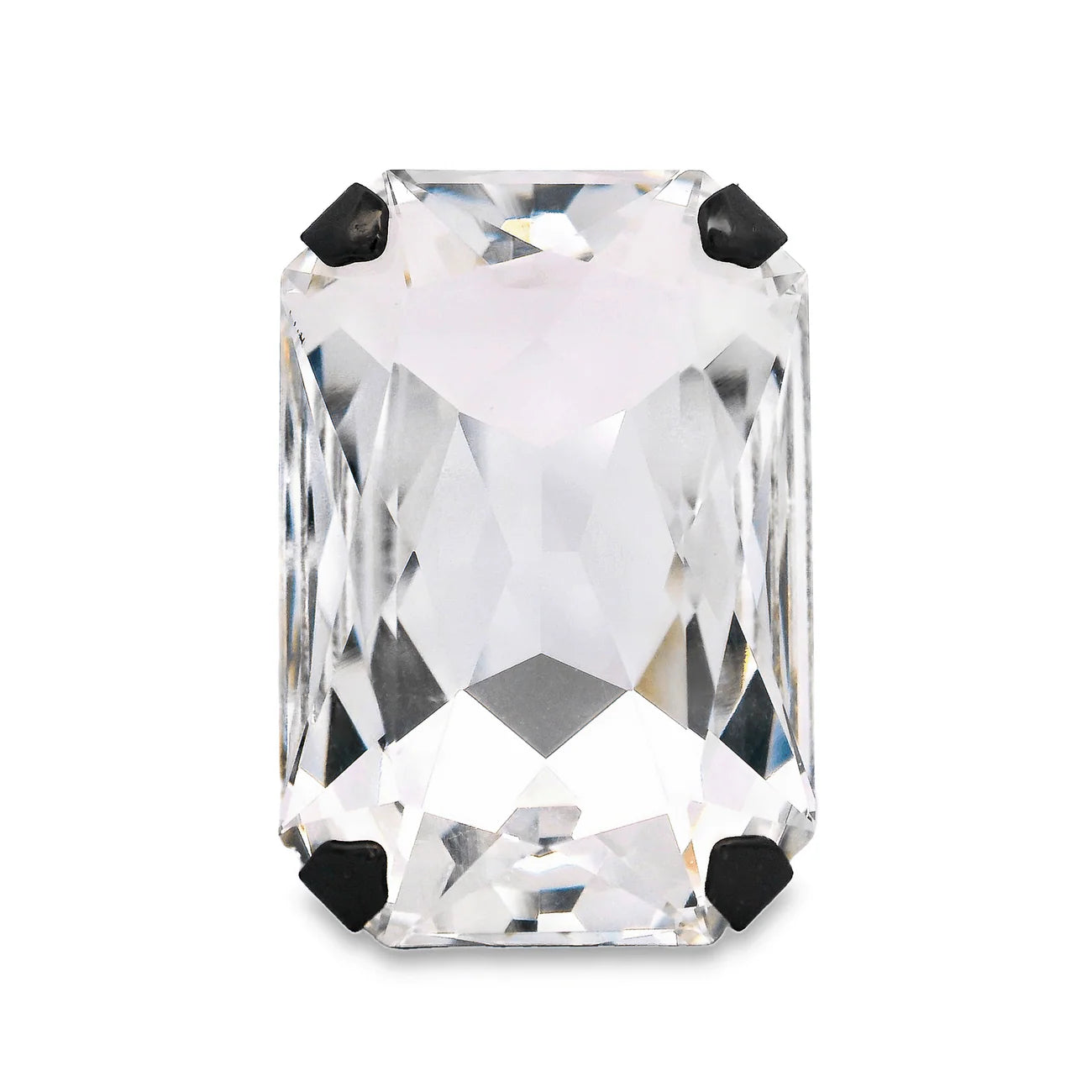 Mini Soleil Ring in Gunmetal / Clear FINAL SALE
