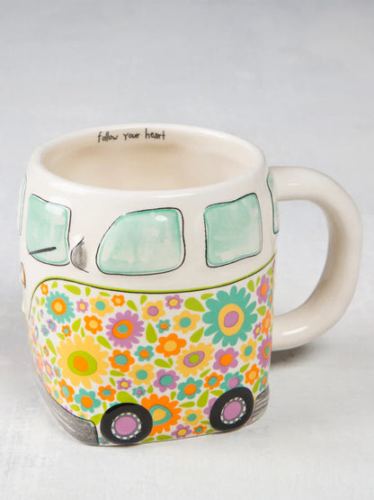 Folk Art Mug - Daisy the Van