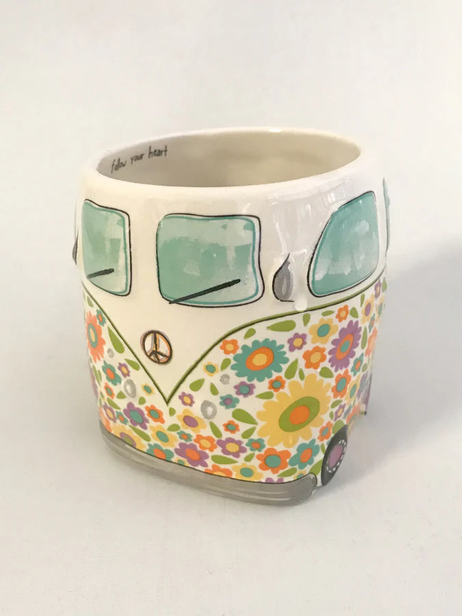 Folk Art Mug - Daisy the Van
