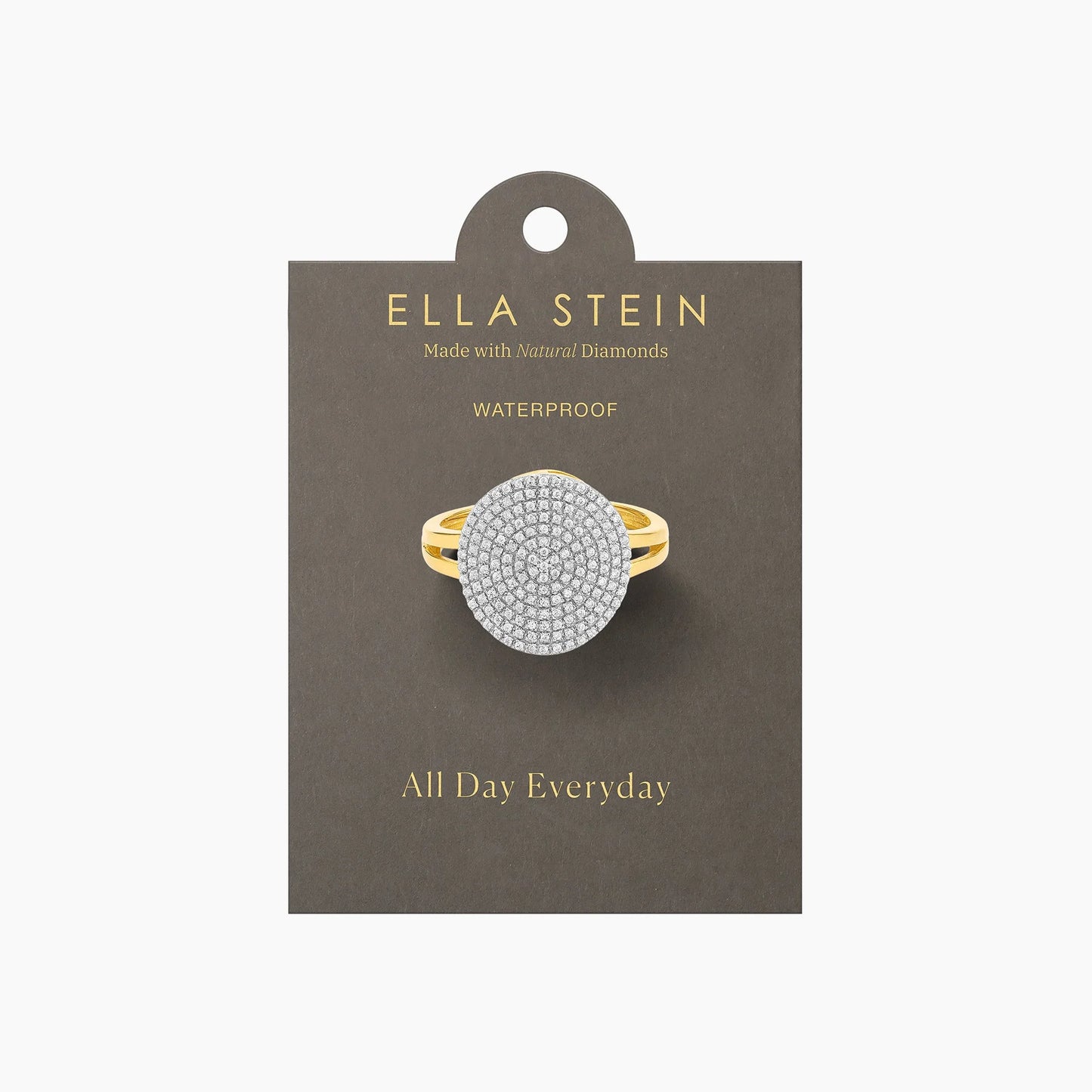 Right Round Statement Ring - Gold FINAL SALE