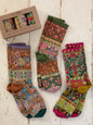 Boxed Boho Sock Set, Set of 3 Floral