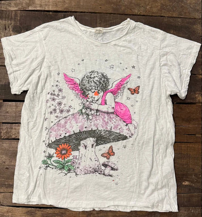 Worn And Weathered Tee - Fairy