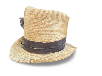 Dandy - Straw Braid Top Hat
