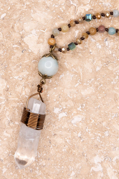 Suri Necklace in Amazonite FINA LSALE