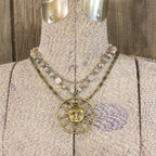 Sun Burst Layered Necklace FINAL SALE