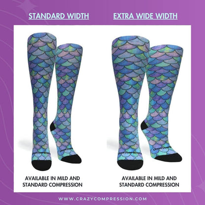 360 Spring Stripes OTC Compression Socks (Standard & Extra Wide)