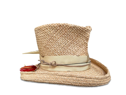 Mixed Media Madhatter - Straw Top Hat