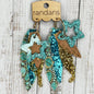 Fringe Hoop Earrings-western- Leroy FINAL SALE