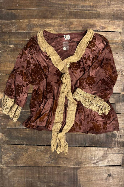 Crushed Petals Jacket velvet