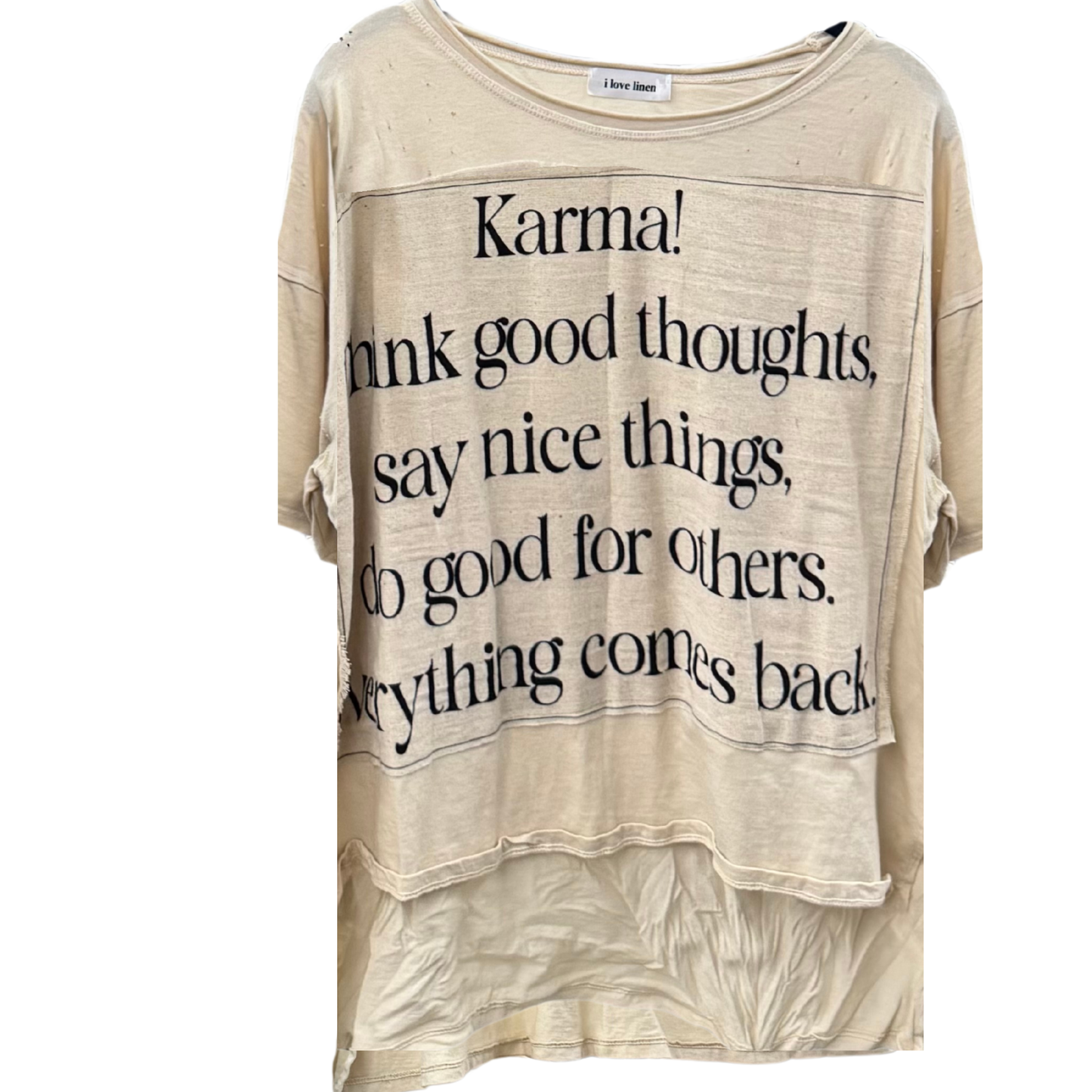 Karma Oversized Patchwork Tre