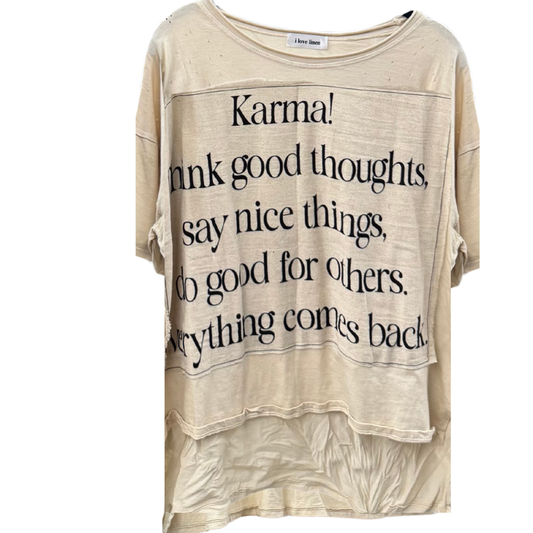 Karma Oversized Patchwork Tre