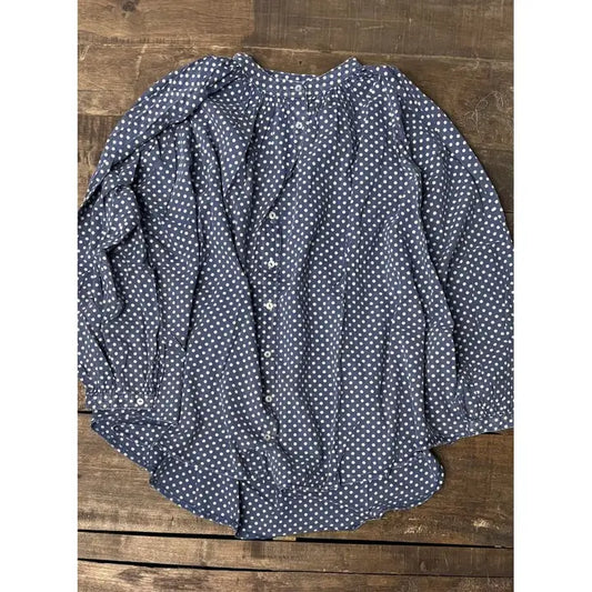 Sweet Nothings Shirt - Navy Dot