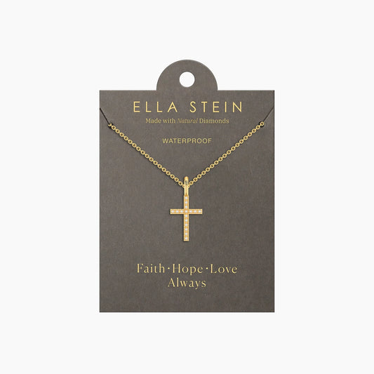 Believe Cross Pendant -Gold FINAL SALE
