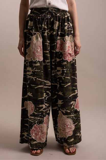 Rustic Rose Camo Pants
