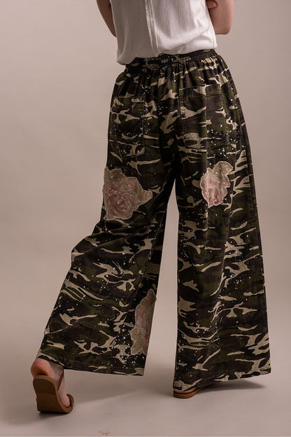 Rustic Rose Camo Pants