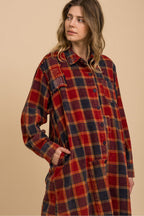 Checkered Long Sleeve Tunic/Dress