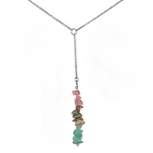 Heart Chakra Necklace Silver
