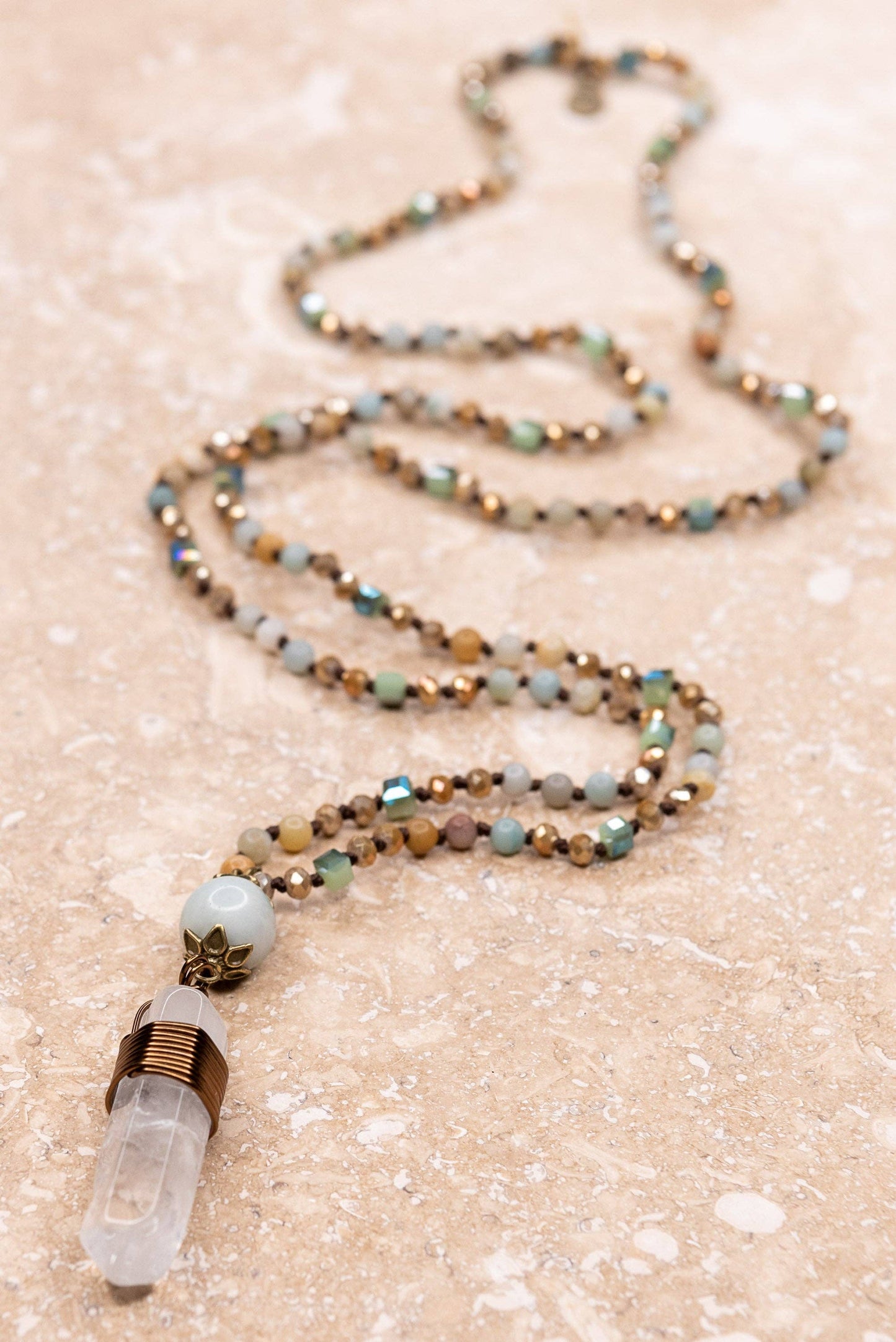 Suri Necklace in Amazonite FINA LSALE