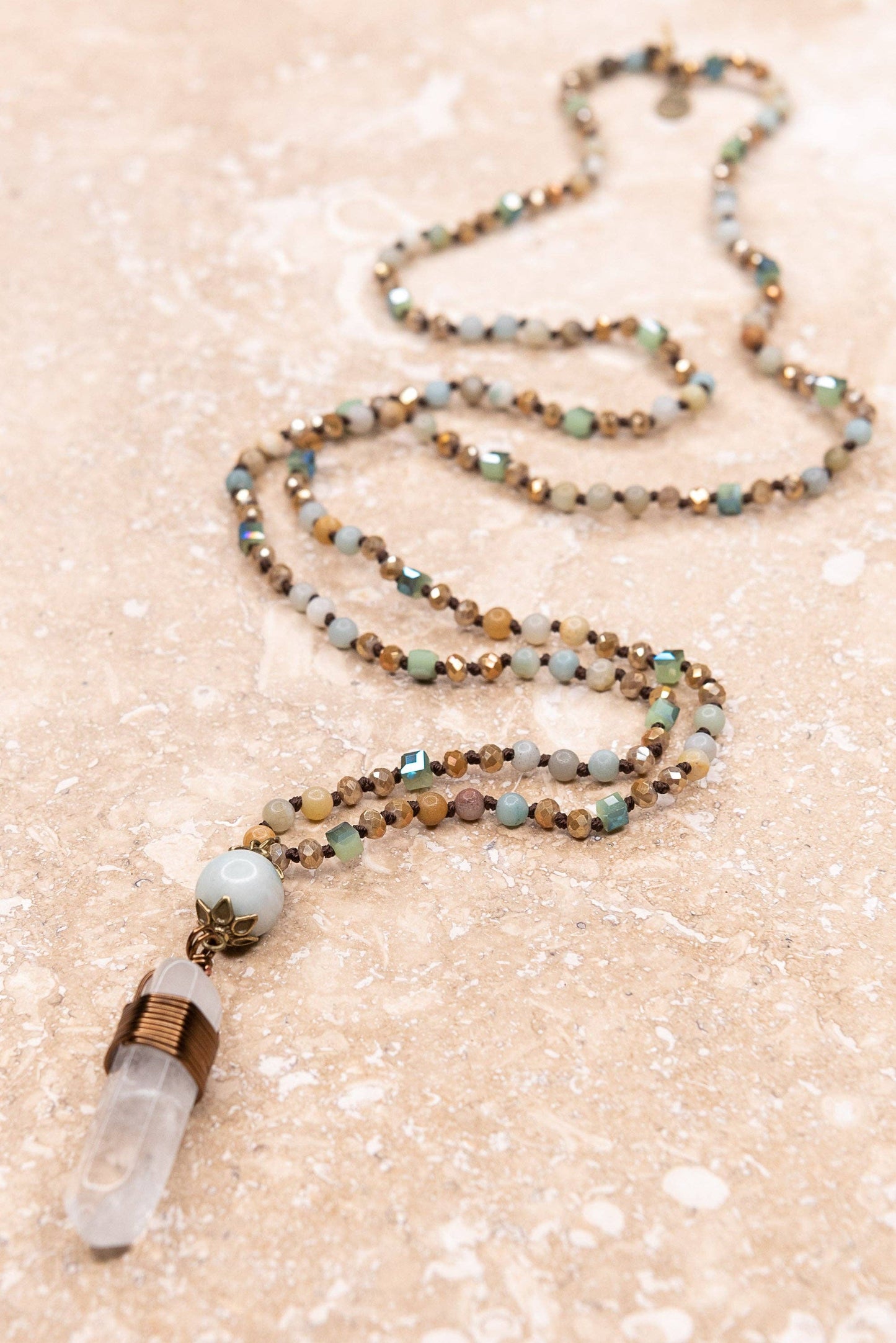 Suri Necklace in Amazonite FINA LSALE