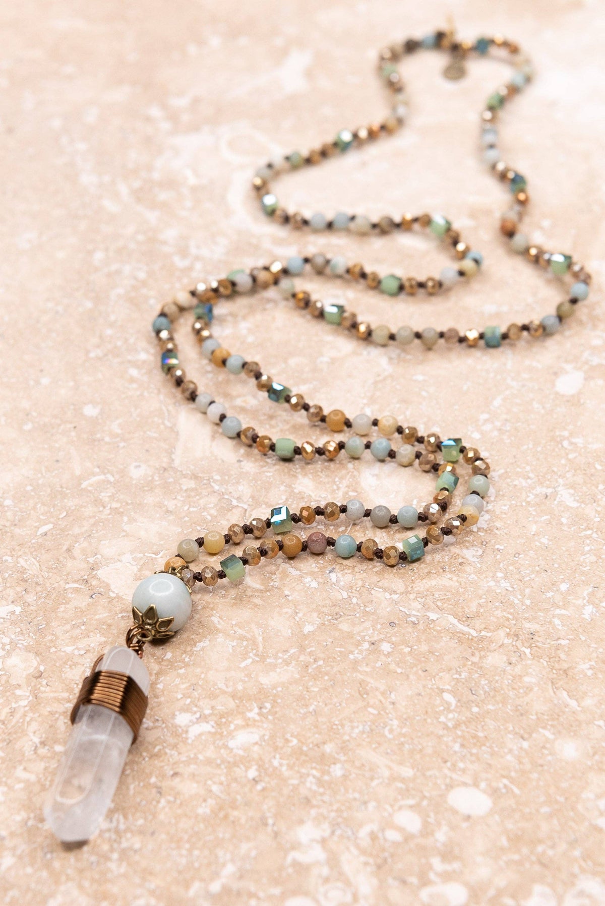 Suri Necklace in Amazonite FINA LSALE