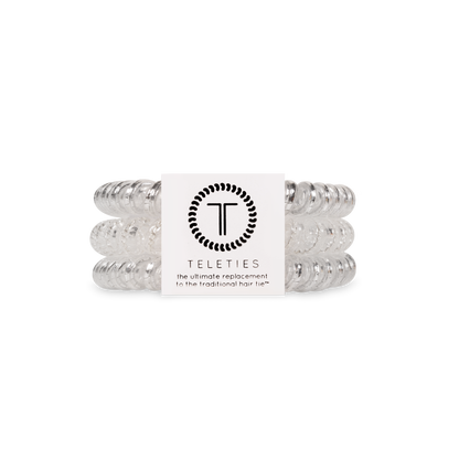 Spiral Hair Coils | Small | Silver Slay Hair Ties