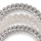 Spiral Hair Coils | Small | Silver Slay Hair Ties