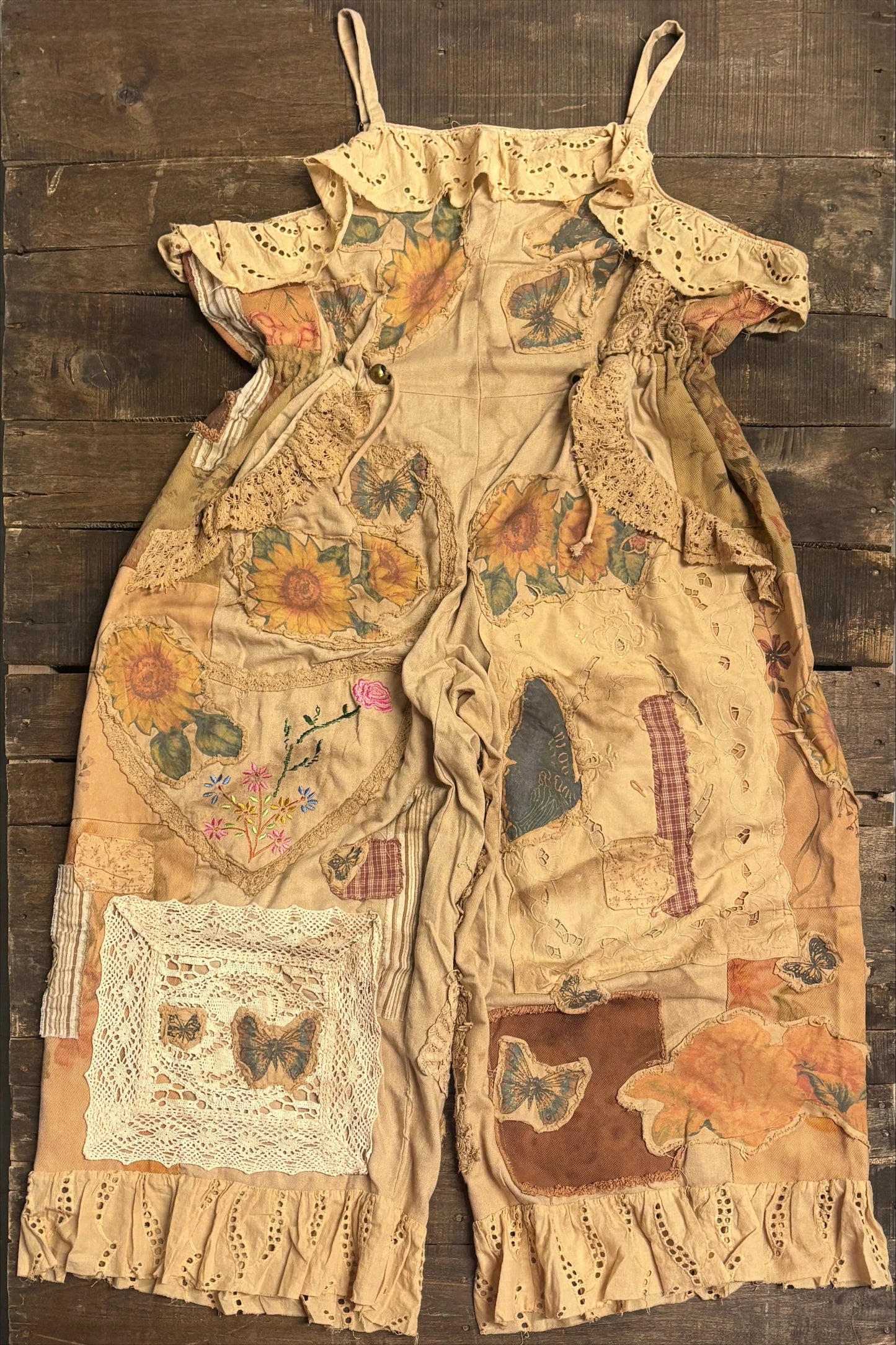 Floral Meadows Overalls