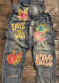 Sun Faded Trail Overalls - LOVE