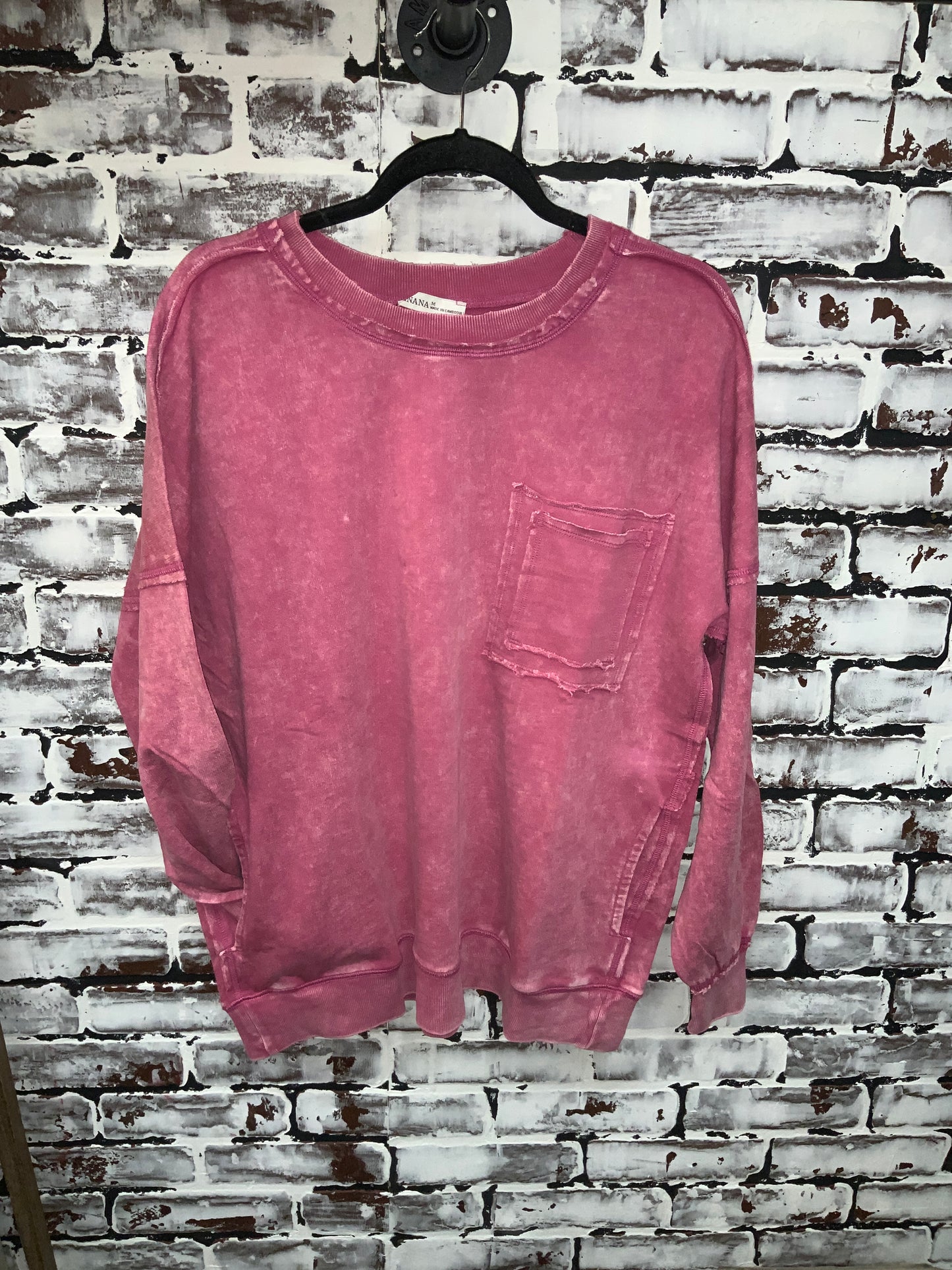 Mineral Washed Crewneck Sweatshirt