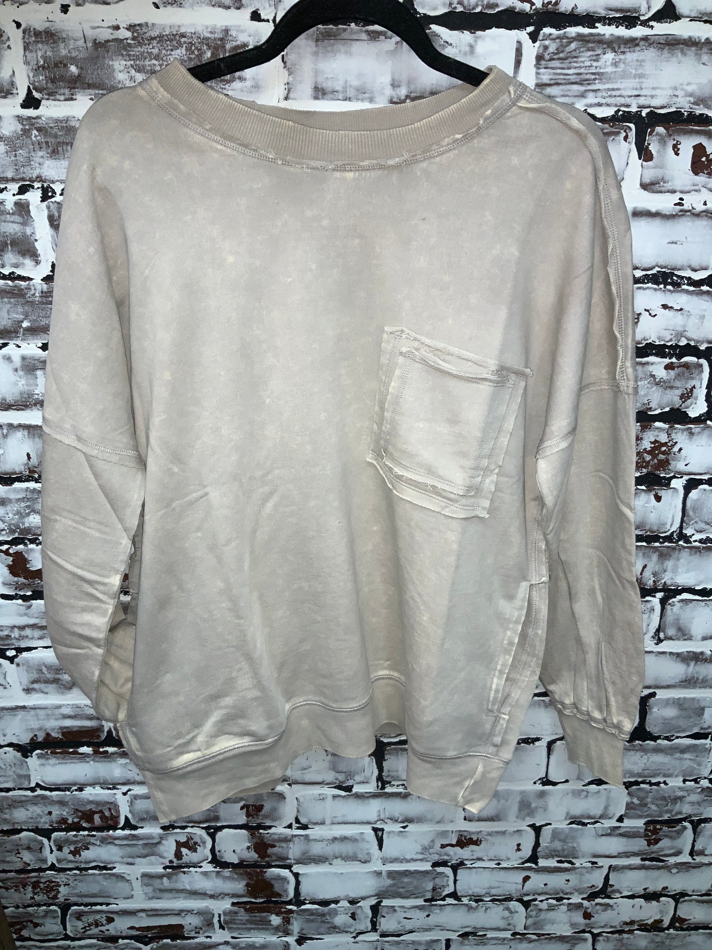 Mineral Washed Crewneck Sweatshirt