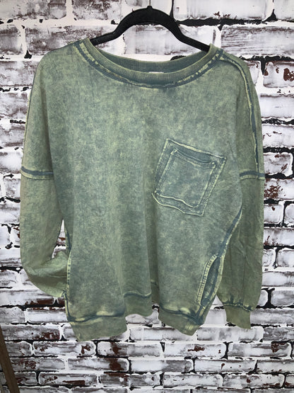Mineral Washed Crewneck Sweatshirt