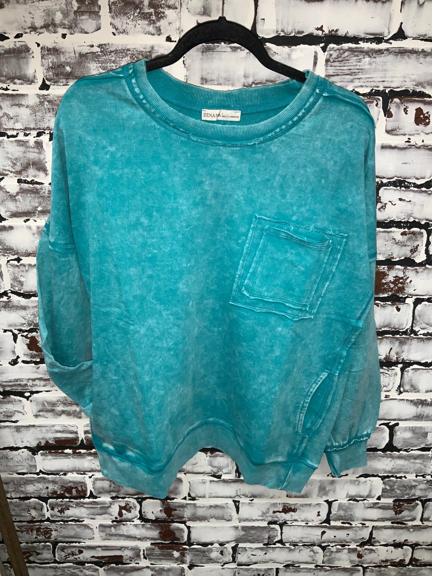 Mineral Washed Crewneck Sweatshirt