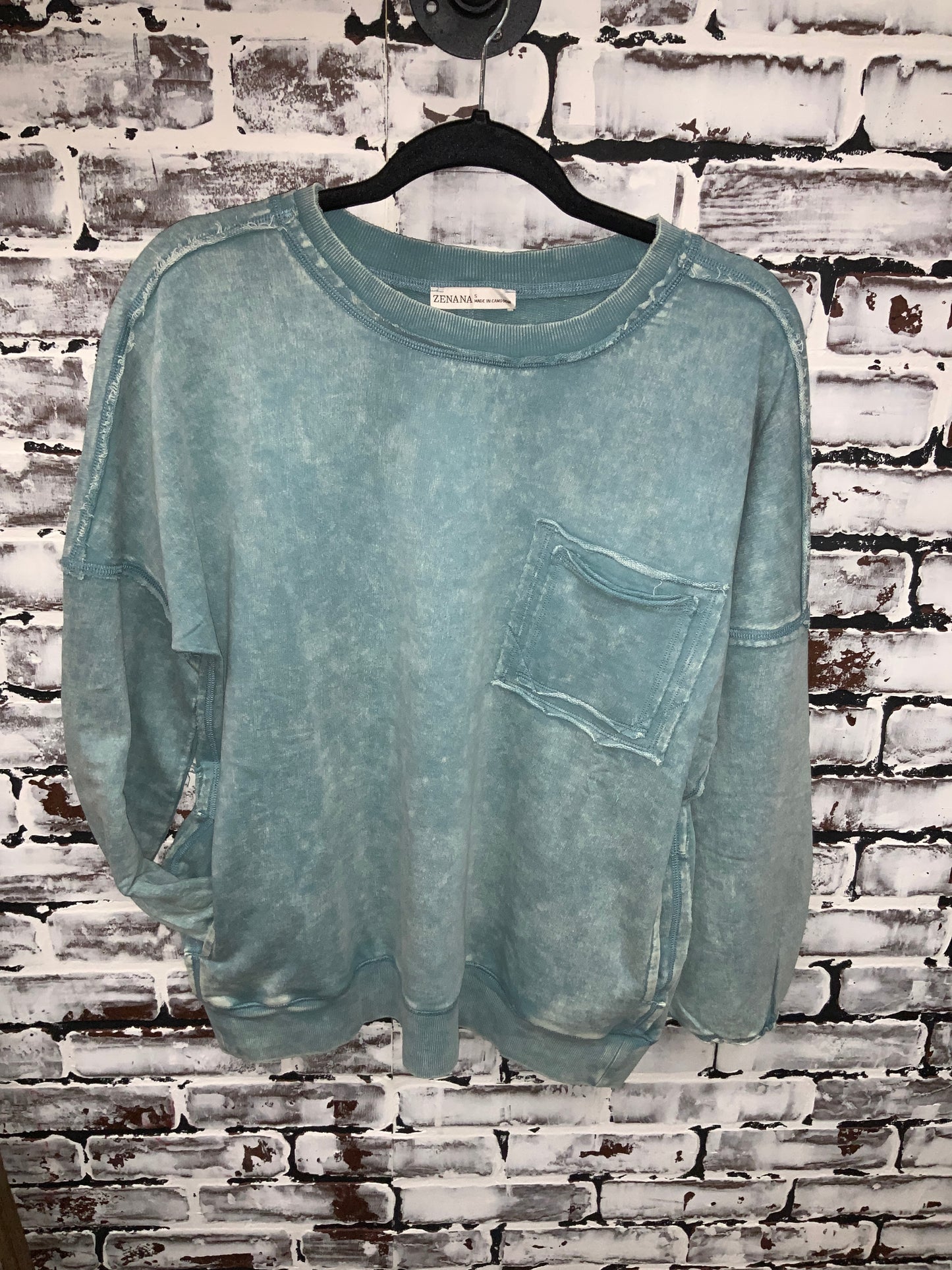 Mineral Washed Crewneck Sweatshirt