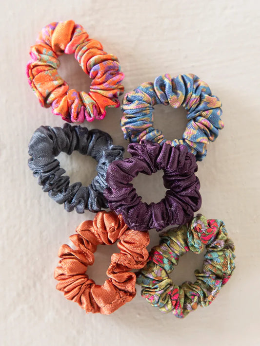 Mini Satin Scrunchies