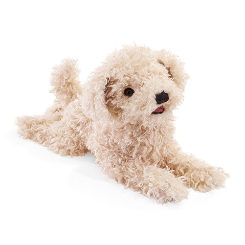 White Poodle Puppet