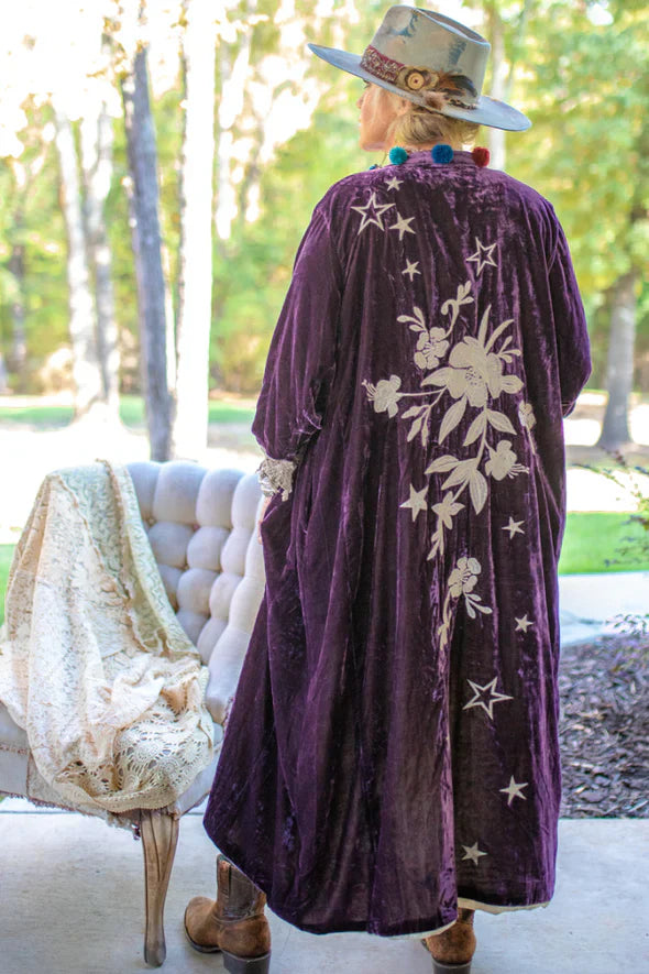 Moonlight Walk Velvet Duster