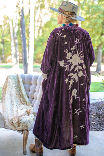 Moonlight Walk Velvet Duster