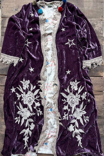 Moonlight Walk Velvet Duster