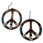 Painted Peace Sign on Wire FINAL SALE