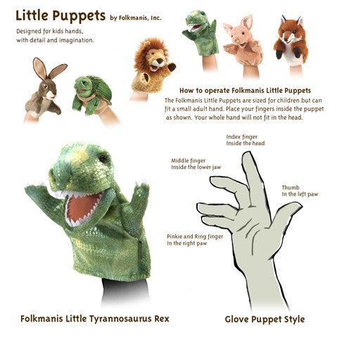 Little Tyrannosaurus Rex Puppet