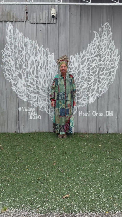 Patchwork Sunrise Duster